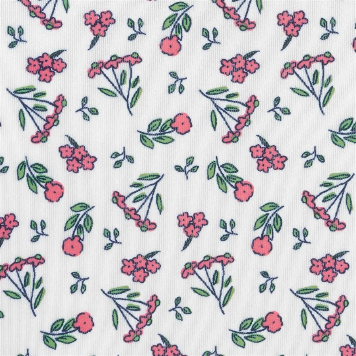 FootJoy Mini Floral Lisle Self Color Polo Shirt Polo Short Sleeve Golf Apparel - Image 3