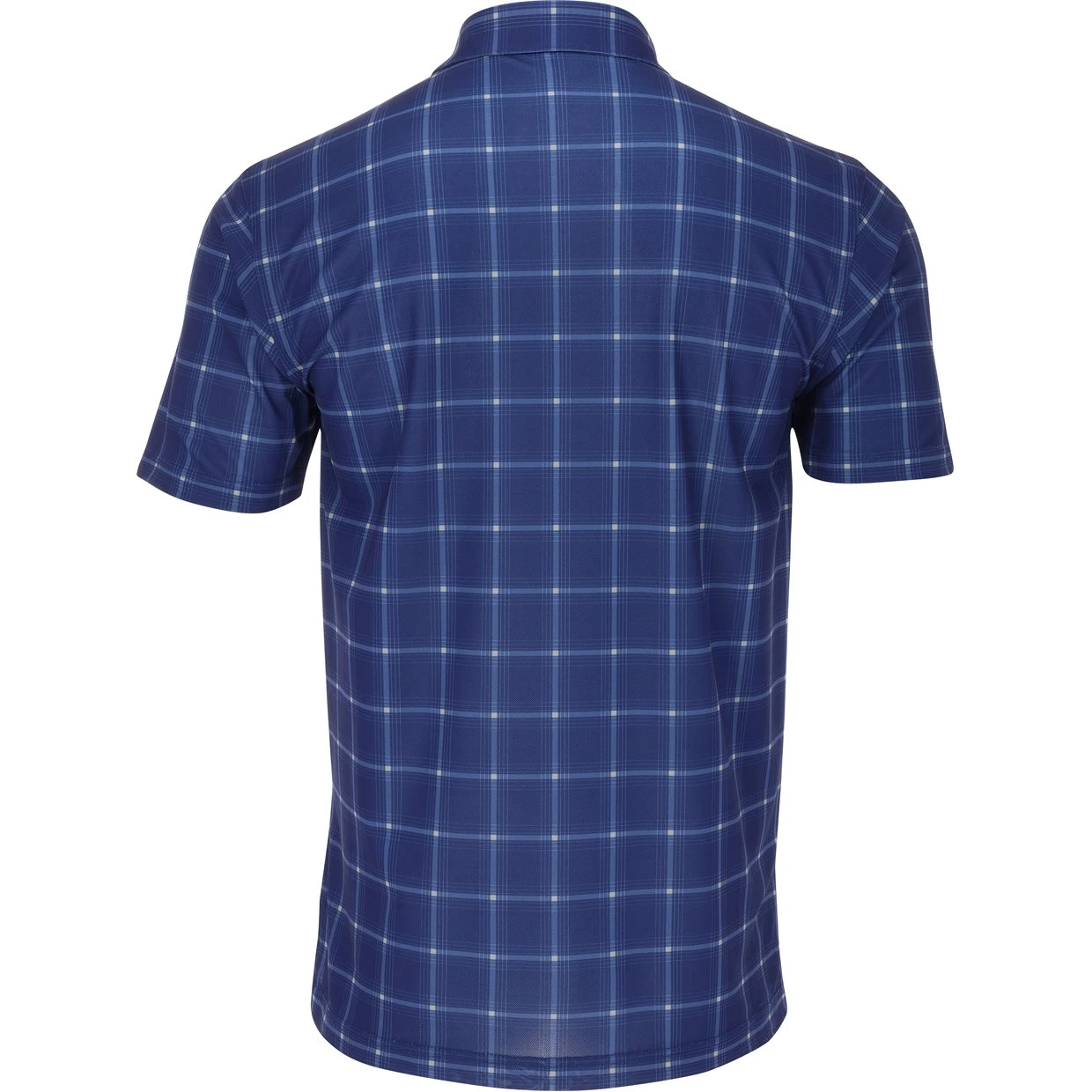 Turtleson Davis Plaid Pique Performance Shirt Polo Short Sleeve Golf Apparel - Image 2