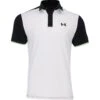 Under Armour T2 Green Turf Blocked Shirt Polo Short Sleeve Golf Apparel
